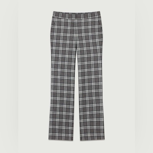 MAJE Carreaux Prity plaid wool blend pants (French size 38) - Picture 1 of 9